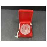 1995 Waterford Crystal Glass Christmas Ornament