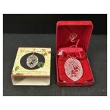 2003 Waterford Crystal Glass Christmas Ornament