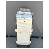 Rolling Cosmetic Cabinet with Contents