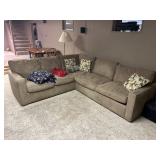 Rowe Sectional Sofa with Accent Pillows