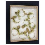 Bead & Gold Tone Charm Garland