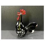 Murano Style Art Glass Rooster