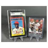 Bob Gibson Cards 1 Graded 1 Raw