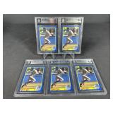 1990 Score Sammy Sosa Beckett 9 and 8.5 graded