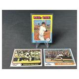 Fisk, Yastrzemski, and Seaver Baseball Cards