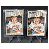 1989 Fleer Bill Ripken Black Box Version 616