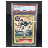 Greg Maddux Rookie Topps Traded PSA5