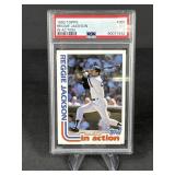 1982 Topps Reggie Jackson in Action PSA7