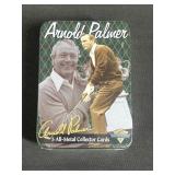 Arnold Palmer metal collector cards in case still