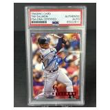 Fleer Ultra Tim Salmon PSA Certified Auto