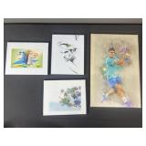 Roger Federer Tennis Art Print Collection
