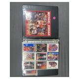 Binder of Michael Jordan cards