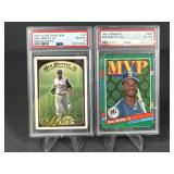 Ken Griffey Jr Fleer Trad. and Donruss PSA graded