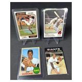 Juan Marichal Baseball Cards 68, 71, 73, 74