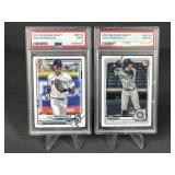 2020 Bowman Draft and 2021 Bowman Draft Julio