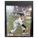 Bob Lemon autographed photo PSA/DNA certified