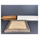 Wooden Shelf, other and Wall art