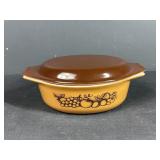 Pyrex Old Orchard 043 Dish w/ Lid