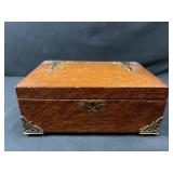 Wood Humidor or Tea Caddy Storage Box