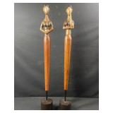 Hand Carved Female Figures