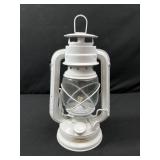 White Kerosene Hurricane Lantern