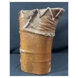 Handcrafted Birch Bark Floor Vase