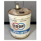 CO OP Vintage Lubricant Can
