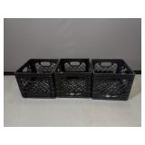 3 Prairie Farms Milk Crates