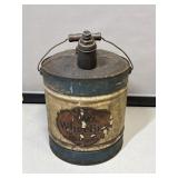 Vintage Wheeling Oil/Gas Can