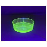 Uranium glass dish