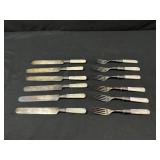 Benj Allen & Co Chicago Sterling Band Silver Ware