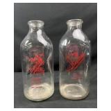The dairy Maids St. Louis MO. Milk bottles