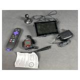Garmin, Bike speedometer and Roku remote