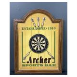 Archer Sports Bar Dartboard Wall Dï¿½cor