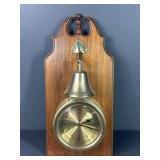Brass Mounted Wall Clock