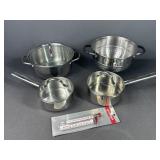 Wolfgang Puck Stainless Steel Pots