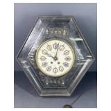 Antique French Octagon Wall Clock