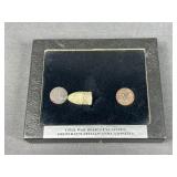Civil War Relics Shadow Box Display