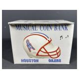 Houston Oilers Musical Coin Bank