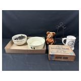 Hall Stoneware Bowl and More Decor