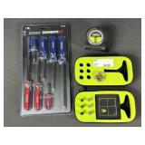 Tool Set, Tape Measure & Hardware Locator