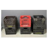 6 Milk Crates