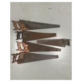 Hand Saw Lot w/Disston & Atkins
