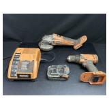 Ridgid 18V Tool Set w/Battery & Charger