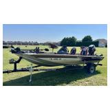 2008 Bass Tracker Pro Team 170 TX Fishing Boat