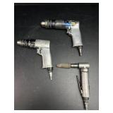 Air Die Grinder & Two Air Drills
