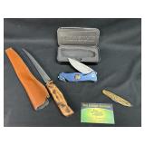 Three Pocket & Fixed Blade Knives