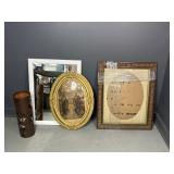 White Mirror and More Wall Decor