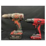 Milwaukee & Hyper Tough Cordless Drills