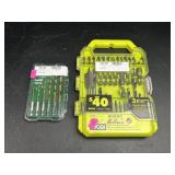 Ryobi Bit Set & Titanium Drill Bit Set